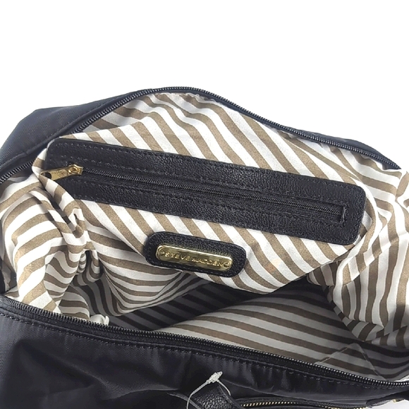 Steve Madden Black Satchel Purse - Picture 7 of 12